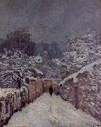 Alfred Sisley Snow at Louveciennes Spain oil painting artist